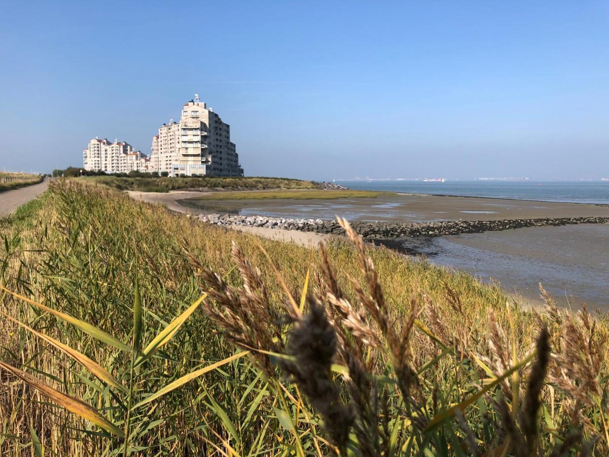 Appartement De Graanzolder Aan Zeeuwse Kust Hoofdplaat Bagian luar foto